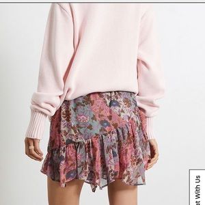 Free people Sammy mini skirt XL